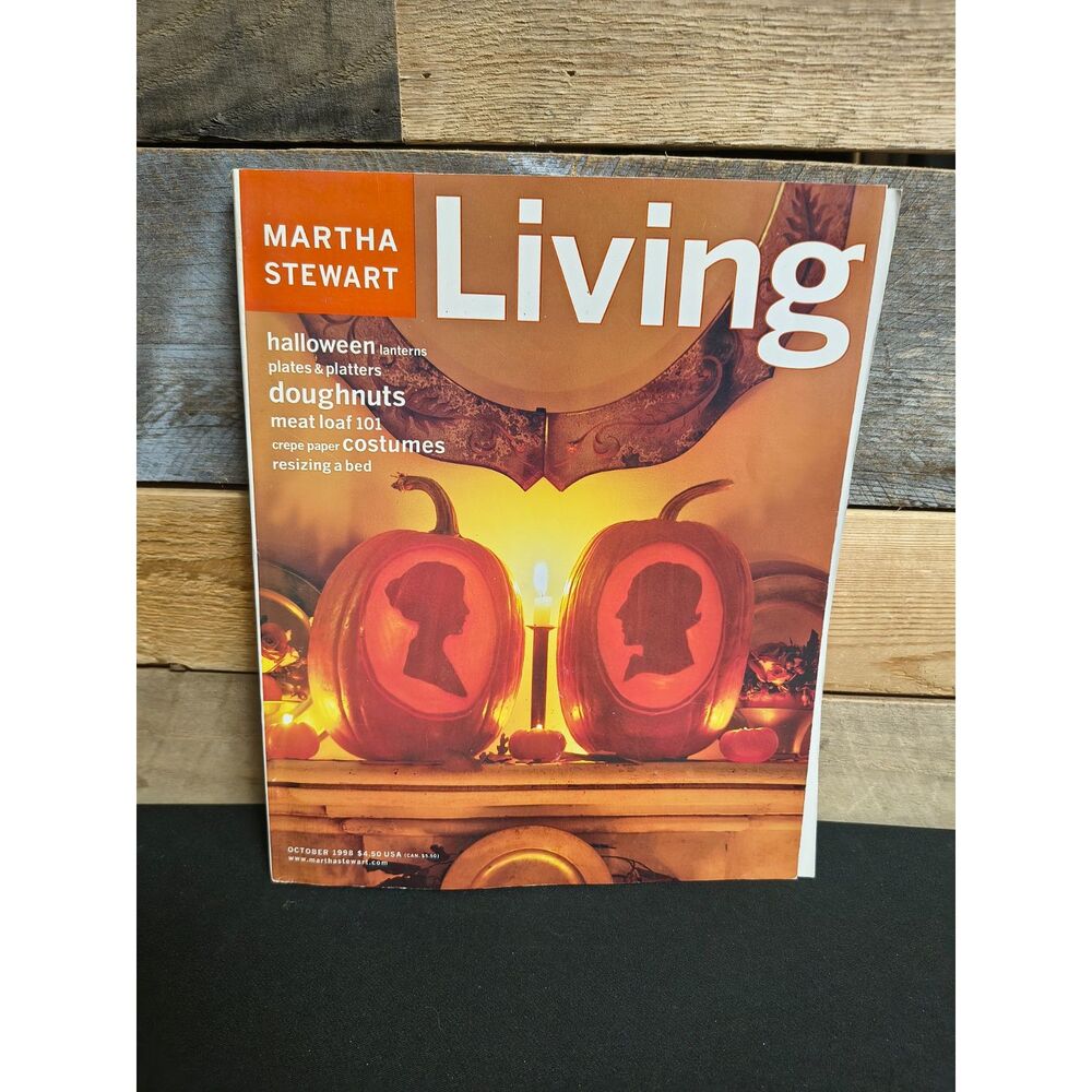 VTG Martha Stewart Living - October 1998, Halloween - Recipe Card Intact